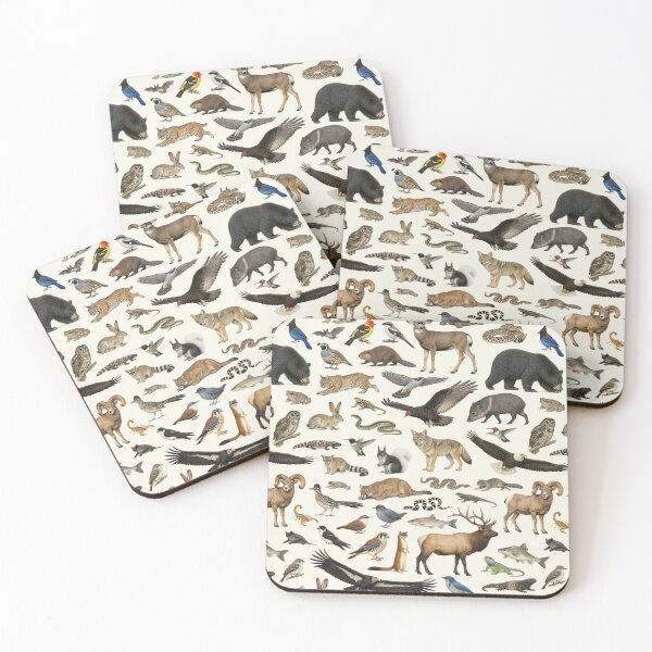 Item preview, Animals of Grand Canyon Retro Style Identification Chart designed and sold by kakarikihill.