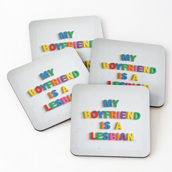 Item preview, Fridge Magnets My Boyfriend is a Lesbian  designed and sold by TackyTime.