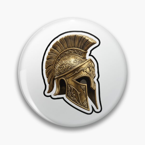 Item preview, Spartan Helmet — Hoplite Warrior Bronze Gold FAS designed and sold by FASAventuras.