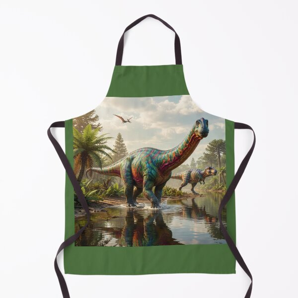 Item preview, Brontosaurus Avoids Tyrannosaurus Rex designed and sold by Tridentulus.