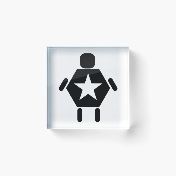 Item preview, Minimalist Star Man Icon – Geometric Abstract Figure Graphic designed and sold by MADBULL7.
