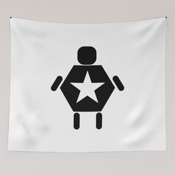 Item preview, Minimalist Star Man Icon – Geometric Abstract Figure Graphic designed and sold by MADBULL7.