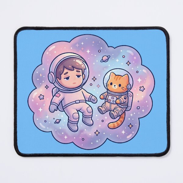 Item preview, Too Tired For Earth Cute Kawaii Astronaut Cat designed and sold by MHArtSpace.