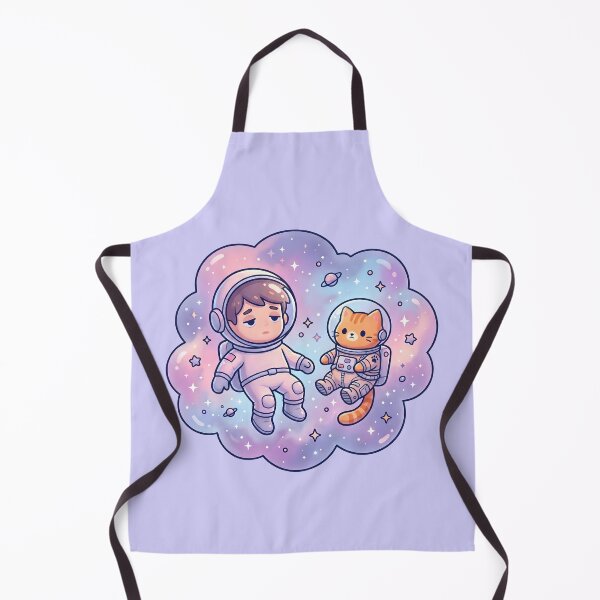Item preview, Too Tired For Earth Cute Kawaii Astronaut Cat designed and sold by MHArtSpace.