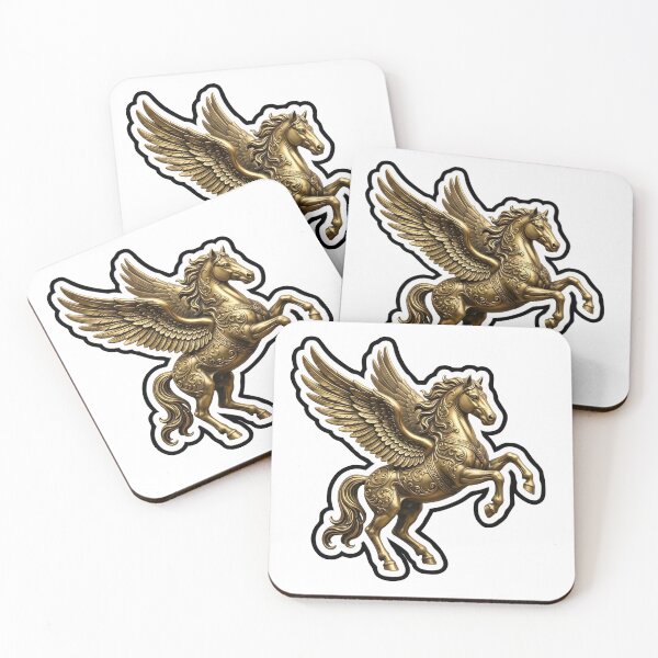 Item preview, Pegasus — Greek Winged Horse Bronze Gold FAS designed and sold by FASAventuras.