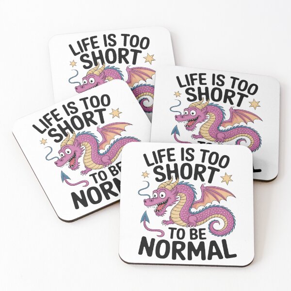 Item preview, Life is too short to be Normal - boho quotes designed and sold by BohoShopHU.