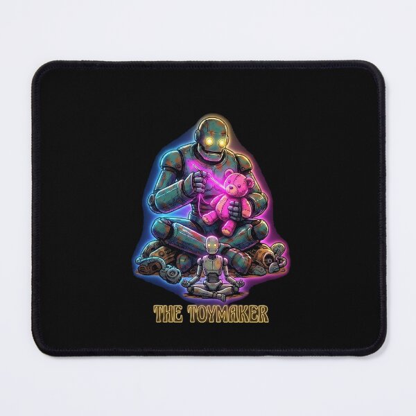 Item preview, The Toymaker Android - 1970s Retro Sci-Fi Art designed and sold by Stardust Motel.