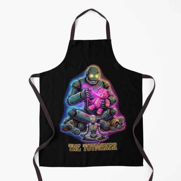 Item preview, The Toymaker Android - 1970s Retro Sci-Fi Art designed and sold by Stardust Motel.