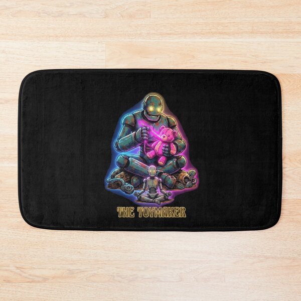 Item preview, The Toymaker Android - 1970s Retro Sci-Fi Art designed and sold by Stardust Motel.