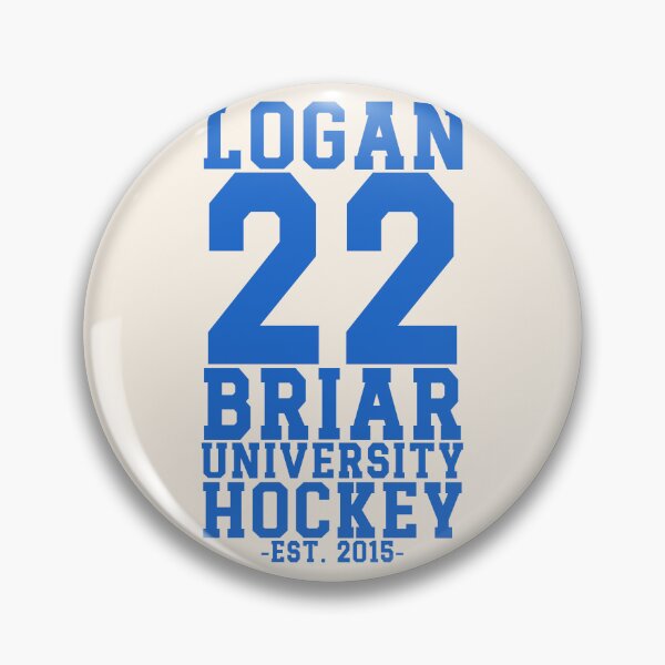 Item preview, Logan 22 Briar University Hockey Est 2015 designed and sold by legendaryskins.