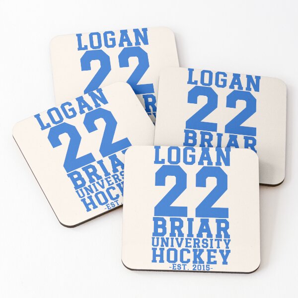 Item preview, Logan 22 Briar University Hockey Est 2015 designed and sold by legendaryskins.