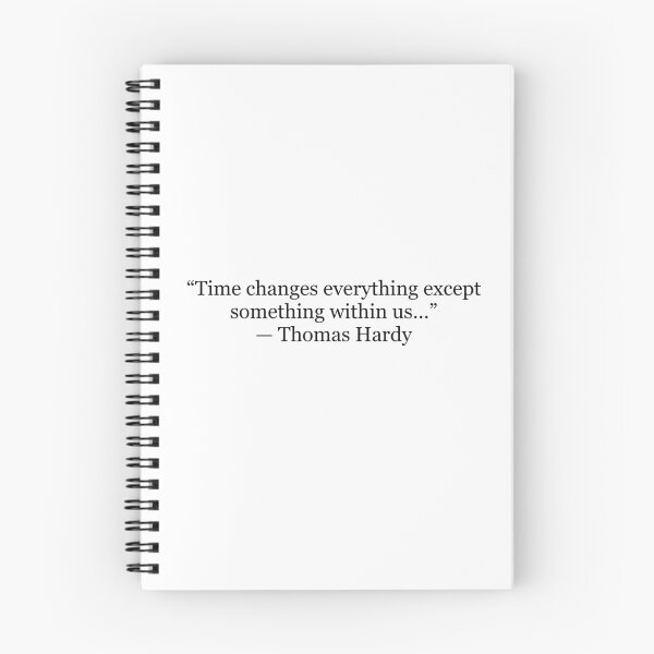 Item preview, Time Changes Everything Except Something Within Us — Thomas Hardy Quote designed and sold by The Prose Atelier.