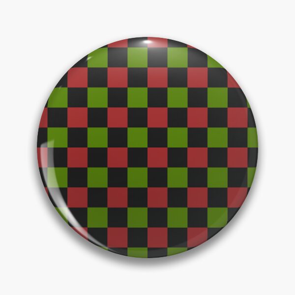 Item preview, Auburn, avocado green & dark gray checkered designed and sold by Mint + Midnight.