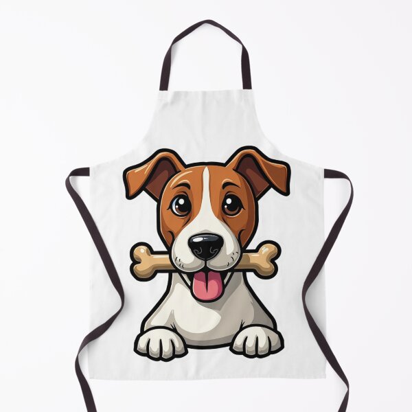 Item preview, Jack Russell Terrier with bone in mouth designed and sold by Prints by Mat.