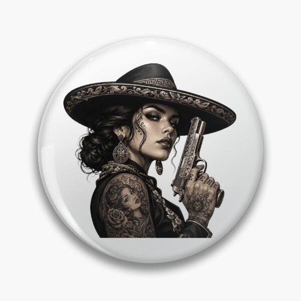 Item preview, “Fatal Beauty: an armed and dangerous woman” designed and sold by CHRIST5000.
