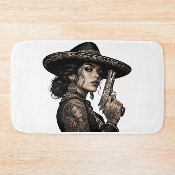 Item preview, “Fatal Beauty: an armed and dangerous woman” designed and sold by CHRIST5000.