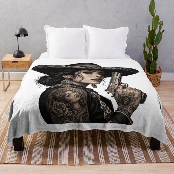 Item preview, “Fatal Beauty: an armed and dangerous woman” designed and sold by CHRIST5000.