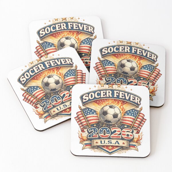 Item preview, Soccer Fever 2026 USA Retro Fan Design designed and sold by F2FShop.