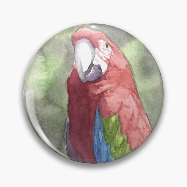Item preview, Greenwing Macaw designed and sold by AcaciaCollArt.