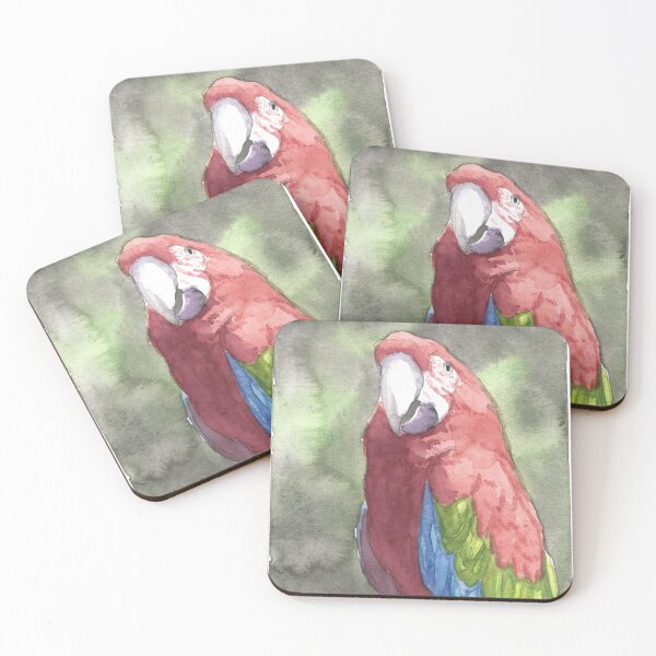 Item preview, Greenwing Macaw designed and sold by AcaciaCollArt.