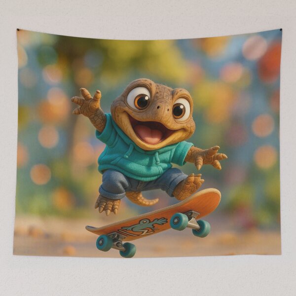 Item preview, Skater Wood Turtle designed and sold by Sillytoe.