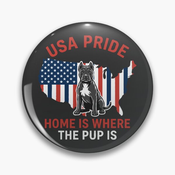 Item preview, USA Pride Home Is Where The Pup Is designed and sold by The Real Life Symphony.