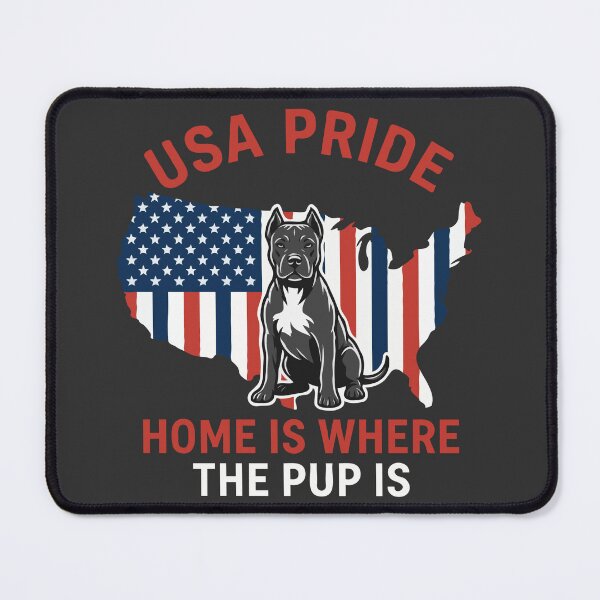 Item preview, USA Pride Home Is Where The Pup Is designed and sold by The Real Life Symphony.