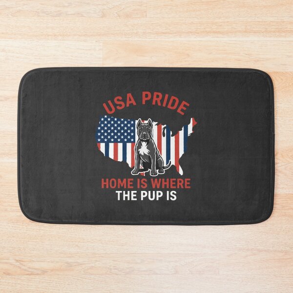 Item preview, USA Pride Home Is Where The Pup Is designed and sold by The Real Life Symphony.