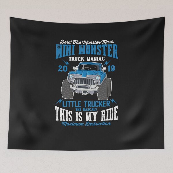 Item preview, Mini Monster Truck Maniac Little Trucker - Kids Boys Off Road Car Design designed and sold by 1001T-Shirt.