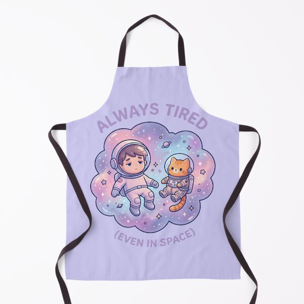 Item preview, Always Tired Even In Space Cute Astronaut Cat designed and sold by MHArtSpace.