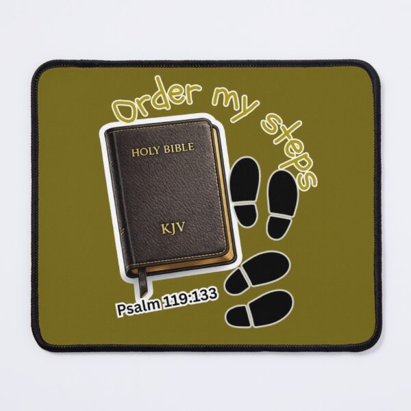 Item preview, Order My Steps, Lord – Christian Scripture for Daily Guidance, Faith & Direction designed and sold by tellit24seven.