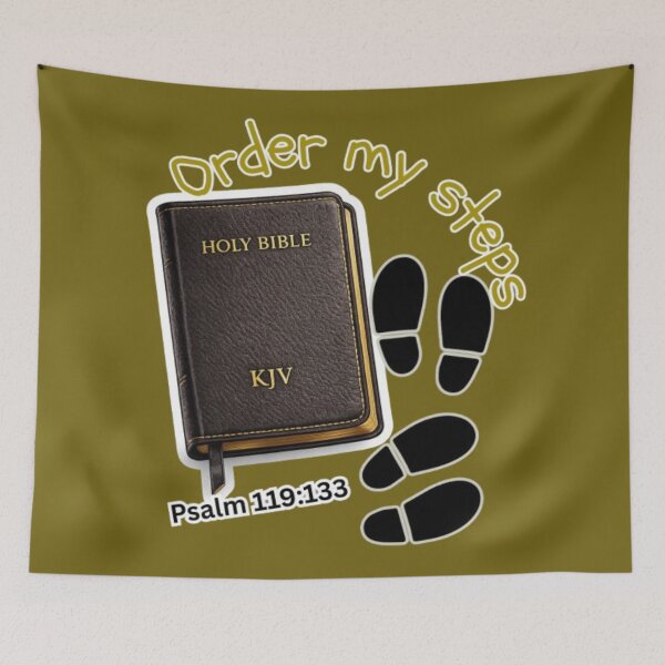 Item preview, Order My Steps, Lord – Christian Scripture for Daily Guidance, Faith & Direction designed and sold by tellit24seven.