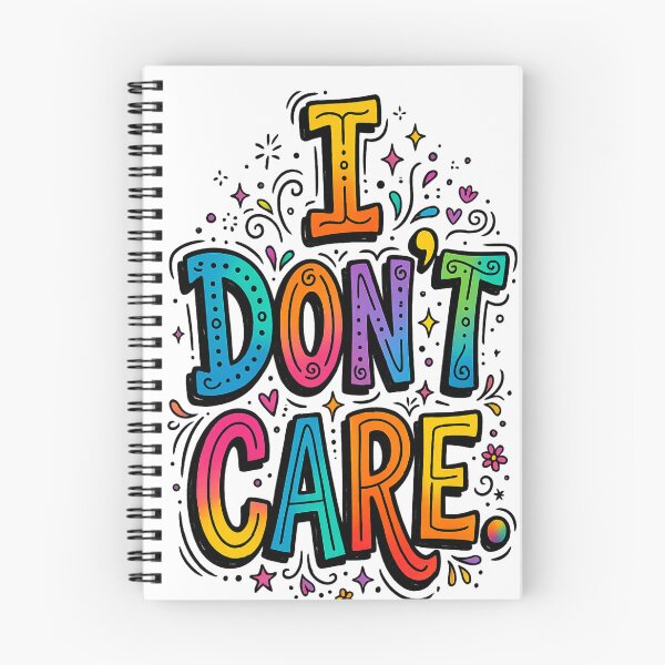 Item preview, I Don't Care. designed and sold by DDLeach.
