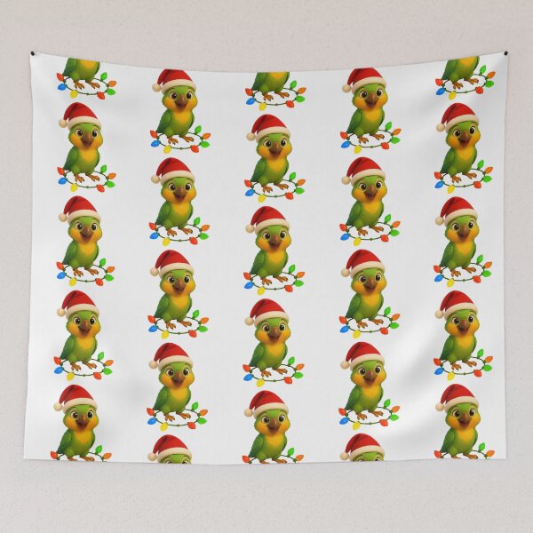 Item preview, Christmas Carolina Parakeet designed and sold by Sillytoe.