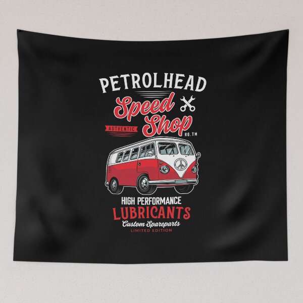 Item preview, Retro Petrolhead Speed Shop Classic Van - Vintage Automotive Garage Design designed and sold by 1001T-Shirt.