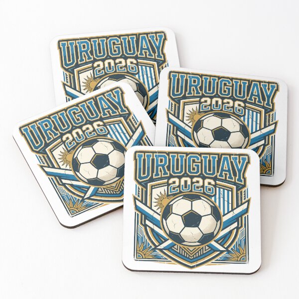 Item preview, Uruguay 2026 Retro Football Fan Crest designed and sold by Saq2000.
