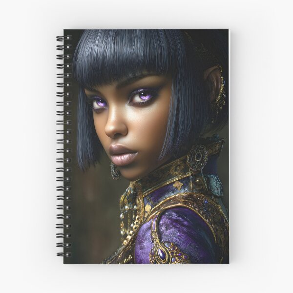 Item preview, Mystical Warrior with Enchanted Violet Eyes designed and sold by Artessie.