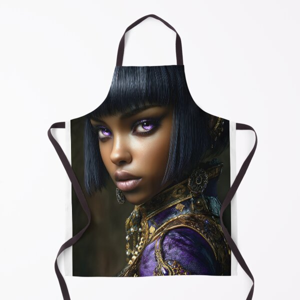 Item preview, Mystical Warrior with Enchanted Violet Eyes designed and sold by Artessie.