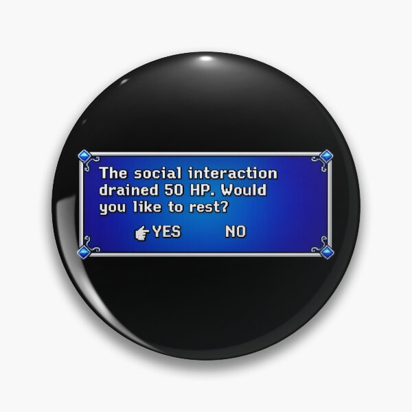 Item preview, Social Interaction Drained 50 HP designed and sold by krish-prints.