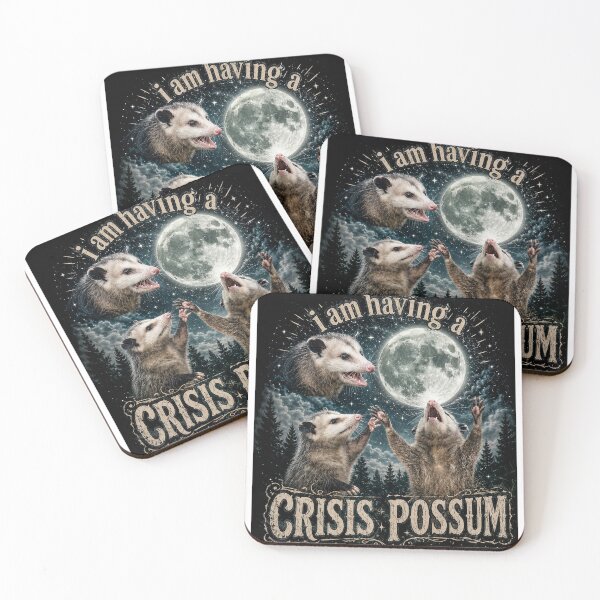 Item preview, I am having a crisis possum designed and sold by ELTECH.