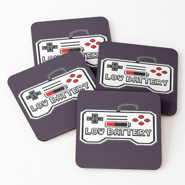 Item preview, Low Battery 5% - Wireless Controller Gaming Meme designed and sold by The Cartridge Club.