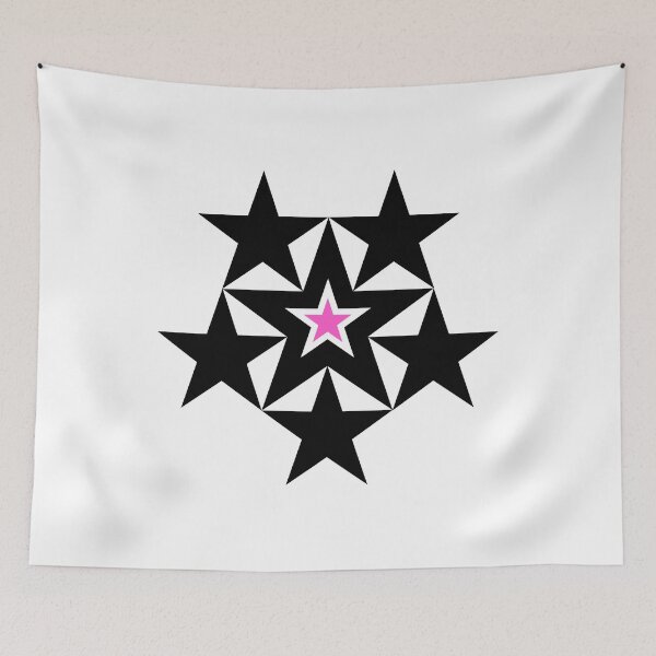 Item preview, Y2K Cyber Goth Star Heart – Opium Aesthetic Geometric Emblem designed and sold by MADBULL7.