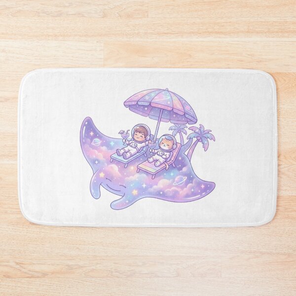 Item preview, Kawaii Cosmic Vacation Astronauts designed and sold by MHArtSpace.