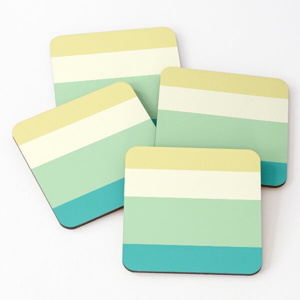 Item preview, Yellow, green & teal horizontal blocks designed and sold by Mint + Midnight.