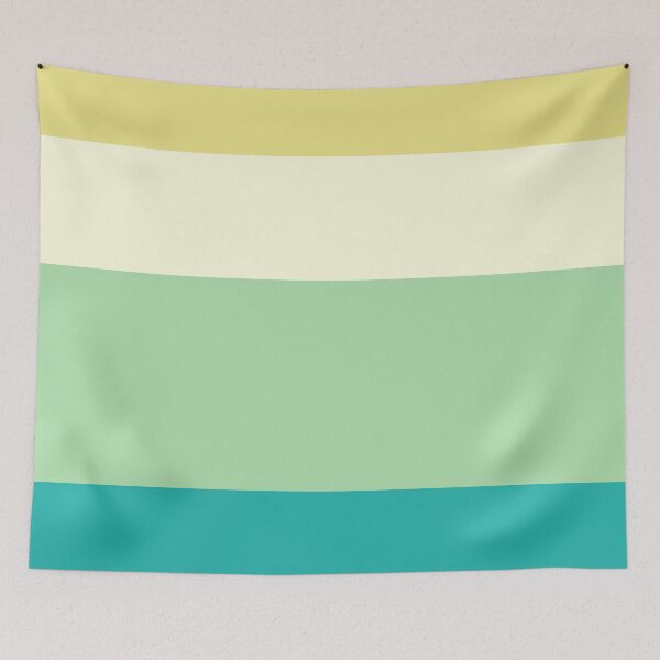 Item preview, Yellow, green & teal horizontal blocks designed and sold by Mint + Midnight.