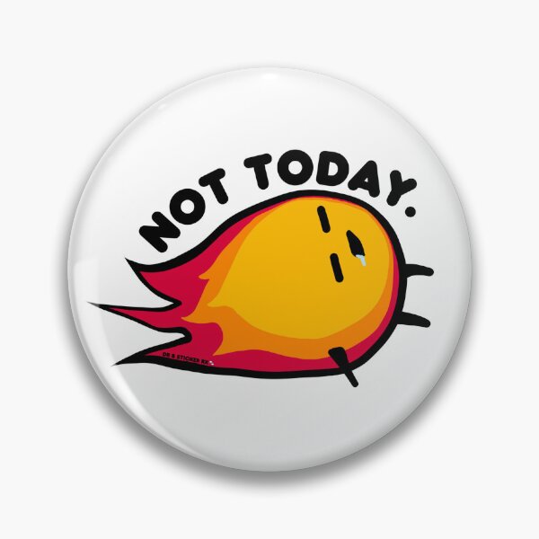 Item preview, Not Today Exhaustion Sticker designed and sold by Dr. B Sticker Rx.