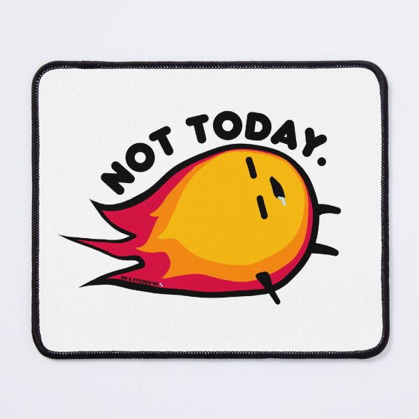 Item preview, Not Today Exhaustion Sticker designed and sold by Dr. B Sticker Rx.