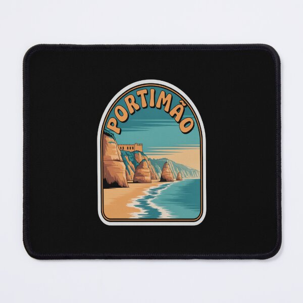 Item preview, Portimão Retro Sticker – Praia da Rocha Algarve Vintage Travel Art designed and sold by stickercuffs.