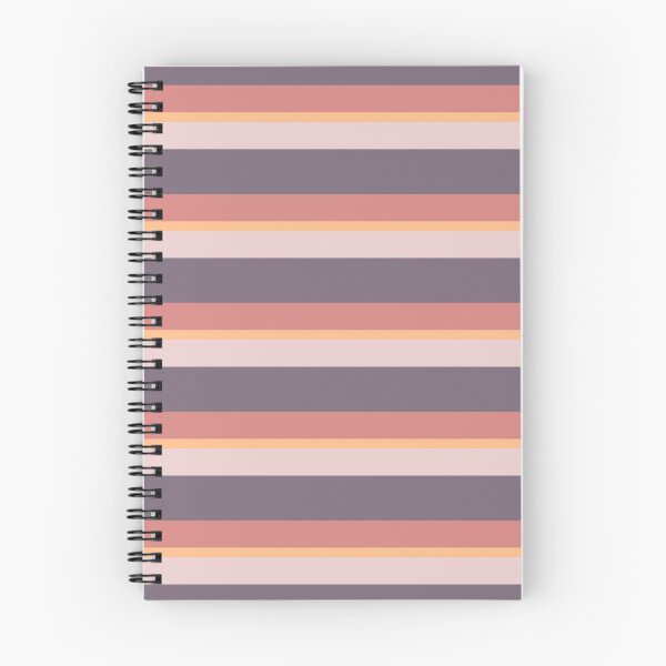 Item preview, Old lavender, pink & orange horizontal lines designed and sold by Mint + Midnight.