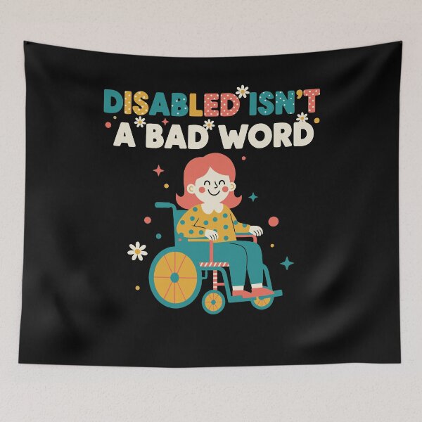 Item preview, Disability Awareness Disabled Isn't A Bad Word designed and sold by LuminOrb.